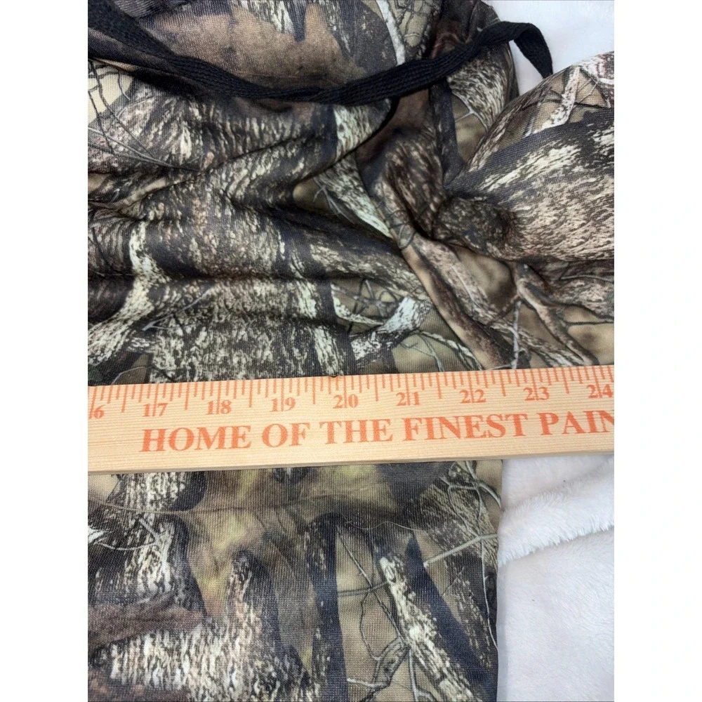 True Timber Camo Sherpa Lined Zip Hoodie Jacket Mens Size Medium Hunting Outdoor
